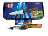 Hard Durable Wooden Handle Stainless Steel Knife KM5112