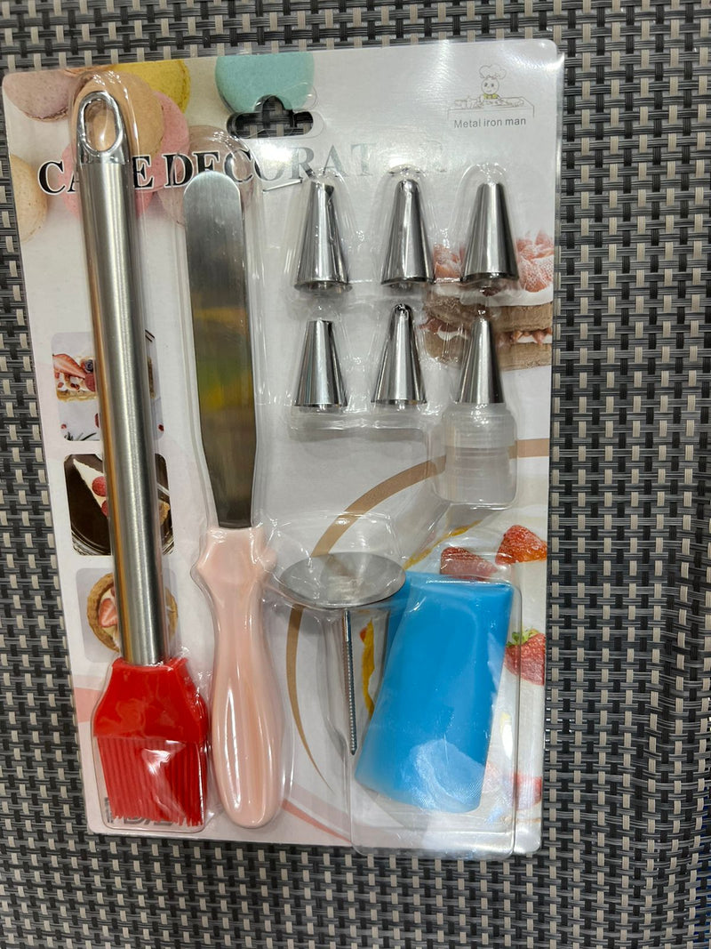 10 Pcs Cake Decorating Tool Set - TheBawarchiKhana