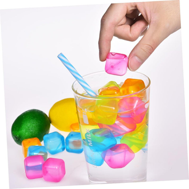 12 PCS SILICONE ICE CUBES COLOR - TheBawarchiKhana