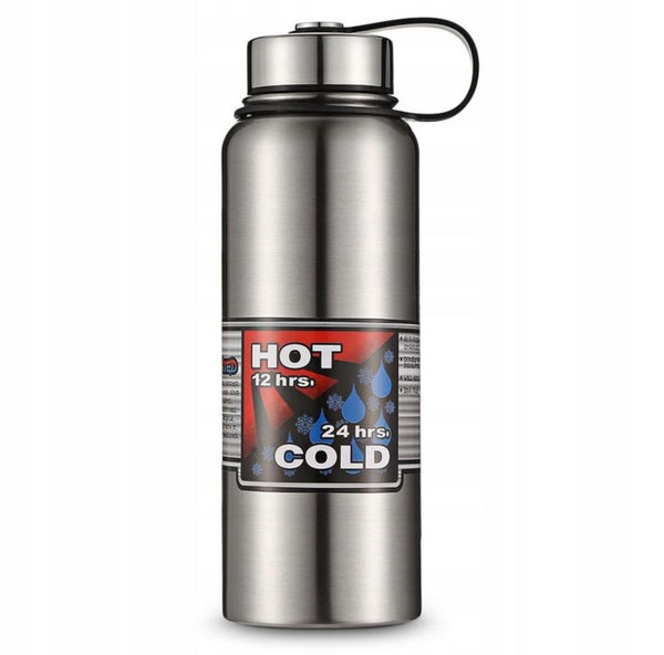 1200ML DOUBLE WALLED HOT AND COLD STAINLESS STEEL BOTTLE - TheBawarchiKhana