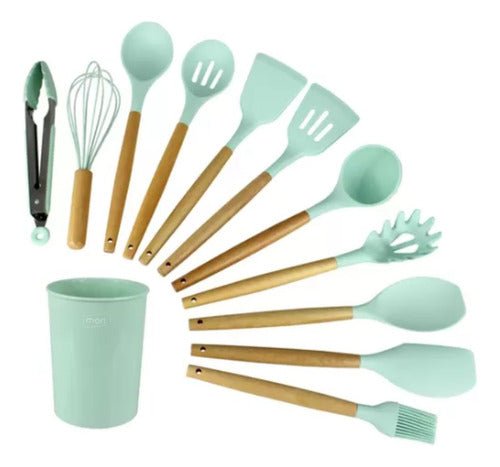 12PCS HIGH QUALITY SILICONE KITCHEN SET - TheBawarchiKhana