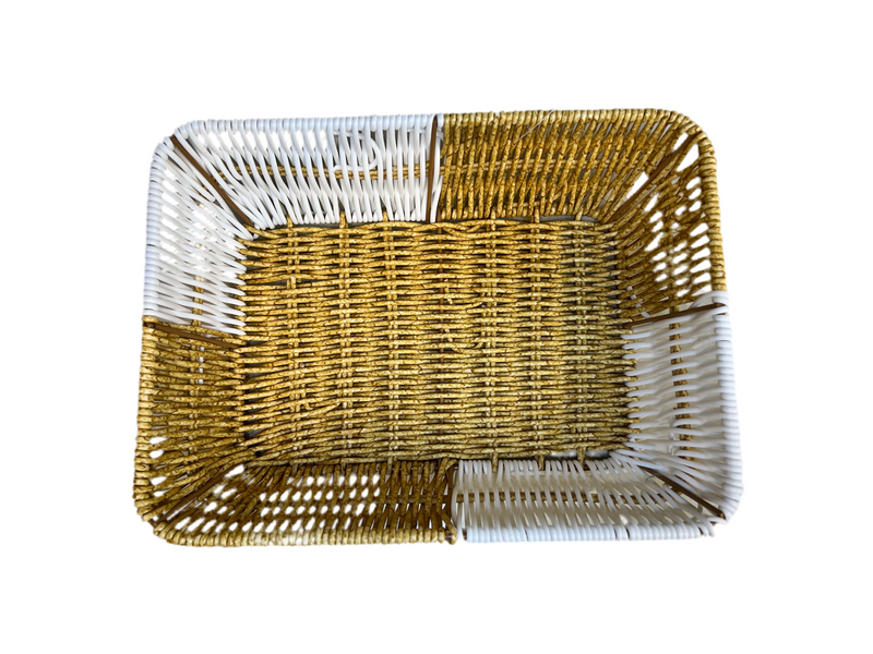 STORAGE BASKET DURABLE RECTANGLE FRUIT OR BREAD BASKET