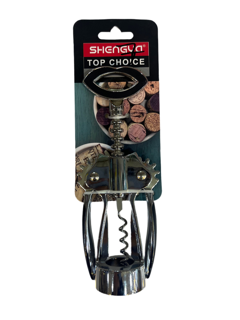 SHENGYA TOP CHOICE STAINLESS STEEL CORK SCREW AND BOTTLE OPENER