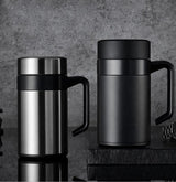 DOUBLE WALLED STAINLESS STEEL 500ML HOT AND COLD WITH HANDLE MUG 1849