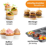 Burger Bun Baking Tin MINI for 12 pcs