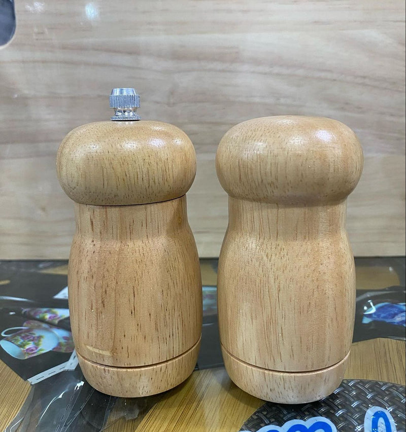 2Pcs Salt Shaker and Pepper Mill Grinder - TheBawarchiKhana