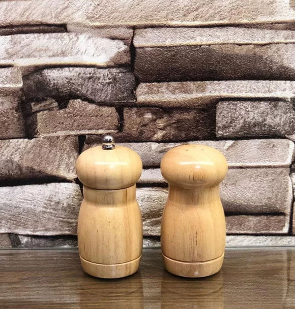 2Pcs Salt Shaker and Pepper Mill Grinder - TheBawarchiKhana