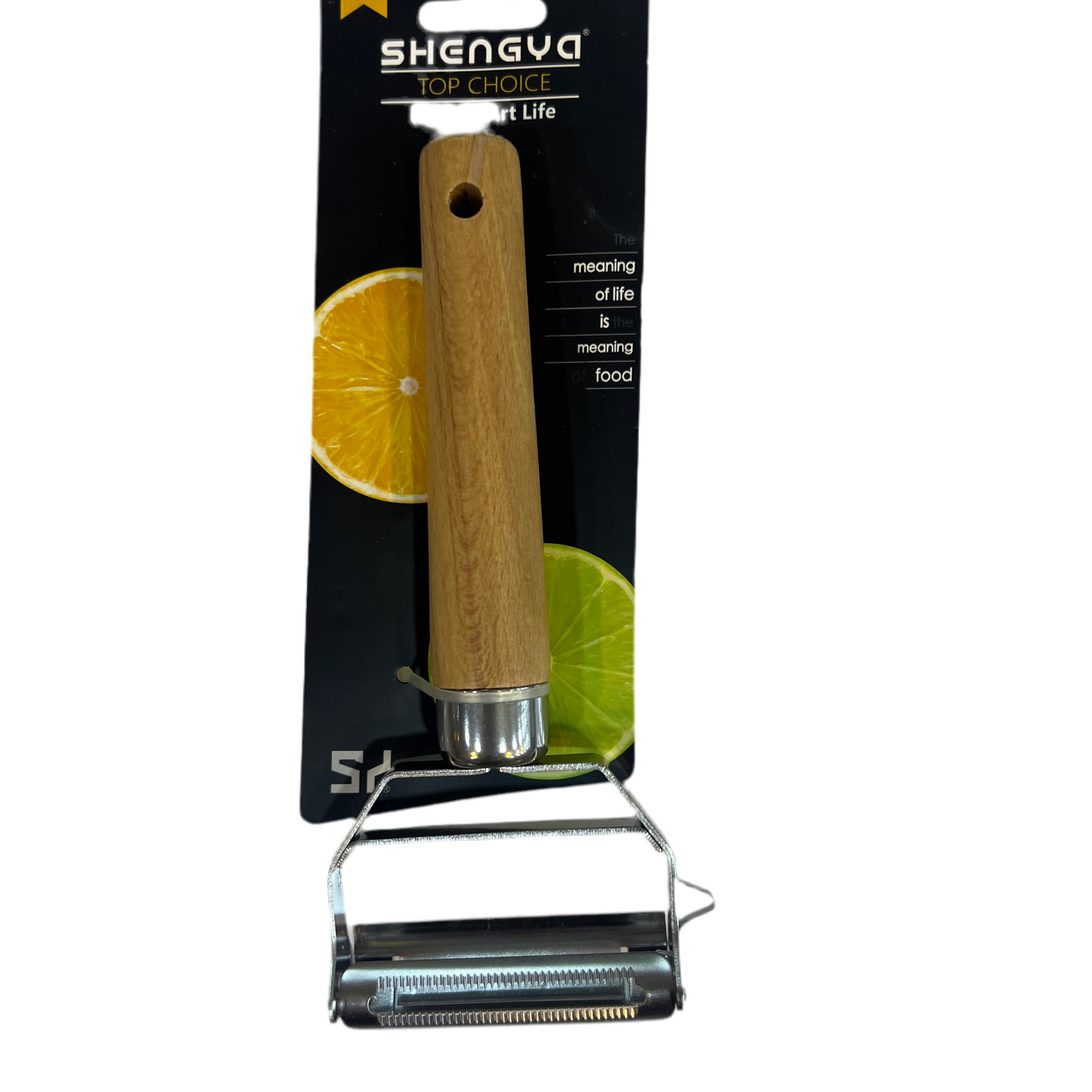 SHENGYA WOOD HANDLE POTATO PEELER