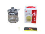 HIGH QUALITY ACYLIC SUGAR POT WITH SPOON 1058