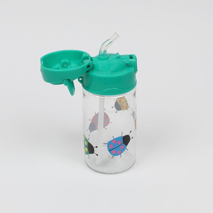 350ML Ladybug Kids Sipper Bottle BPA FREE - TheBawarchiKhana