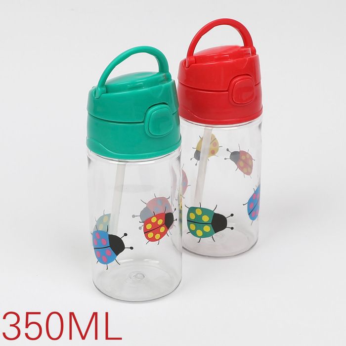 350ML Ladybug Kids Sipper Bottle BPA FREE - TheBawarchiKhana