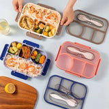 4 Compartment Bento Lunch Box Leakproof Bento Box - TheBawarchiKhana