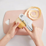 4 in 1 Garlic Press Machine Peeler Bottle Opener Kitchen Tool Manual Squeezer Kit - TheBawarchiKhana