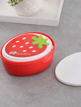 4 Pcs Strawberry Lunch Box - TheBawarchiKhana