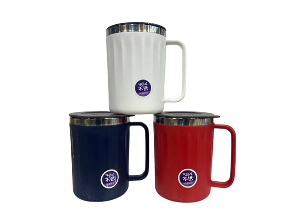 400ml Insulated Mug Stainless Steel Inside - TheBawarchiKhana