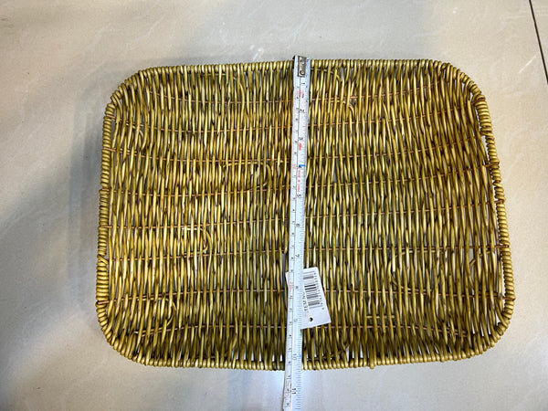 RECTANGLE WICKER BREAD BASKET