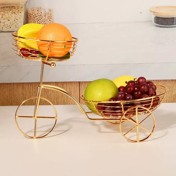 Stainless Steel Cycle Style Fruit Basket