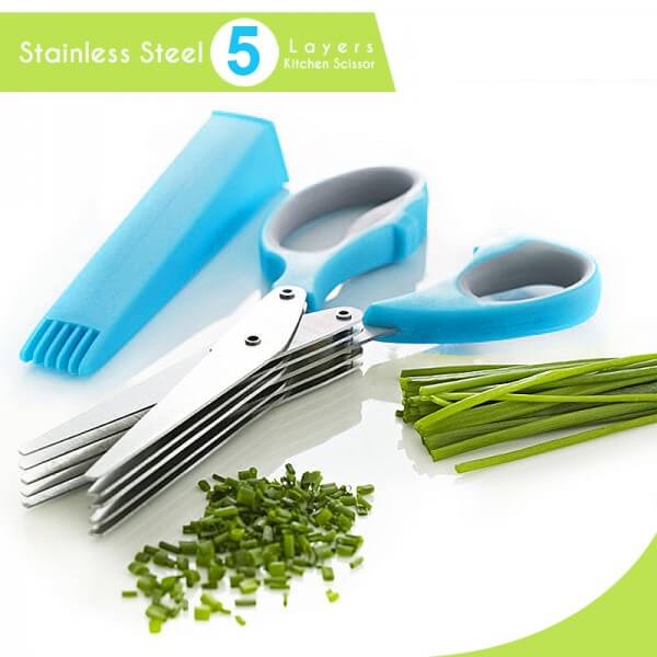 Multifunctional Vegetable Multi Layer Kitchen Scissor