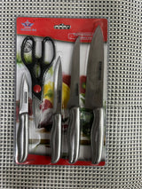 5 Pcs Stainless Steel Knife Set - TheBawarchiKhana