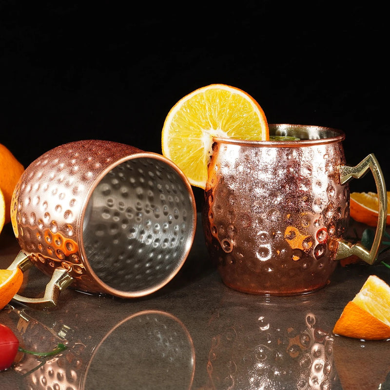 Durable Hammered Moscow Mug Espresso Copper Mug Glasses Cute Stainless Steel Mug