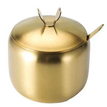 Custom Stainless Steel Gold Kitchen Spice Rack Organizer Metal Seasoning Box for Masala Dabba Spice Tin for Organising Spices