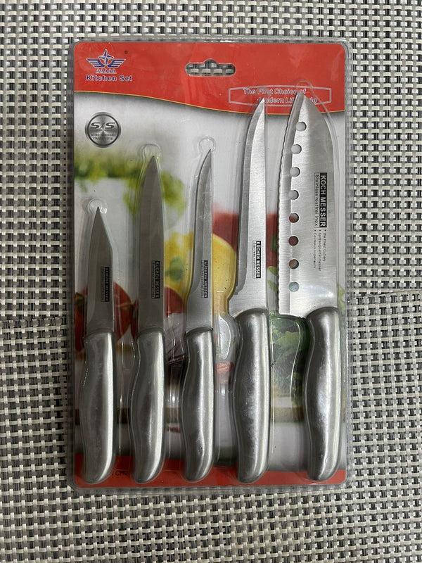 5Pcs Stainless Steel Knife Set - TheBawarchiKhana