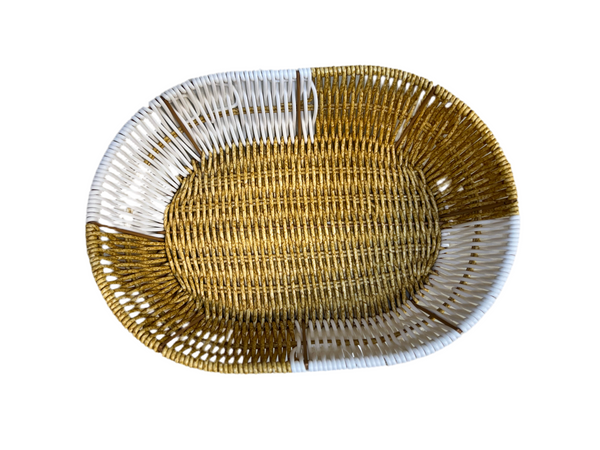 STORAGE BASKET DURABLE OVAL FRUIT OR BREAD BASKET