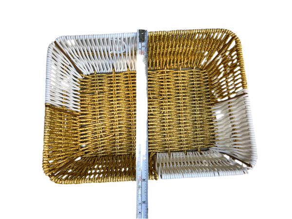 STORAGE BASKET DURABLE RECTANGLE FRUIT OR BREAD BASKET