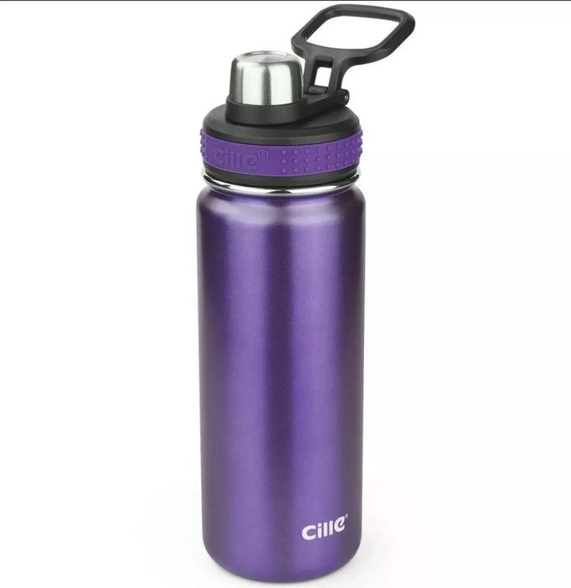 Cille Stainless Steel Insulated Water Bottle 680ML Hot and Cool Double Walled