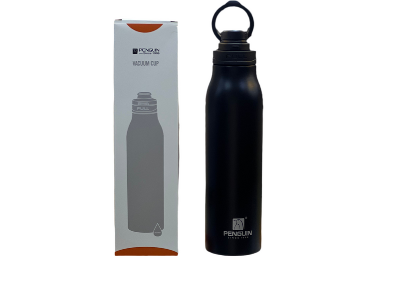 600ML PENGUIN HOT AND COLD STAINLESS STEEL BOTTLE QE-0080