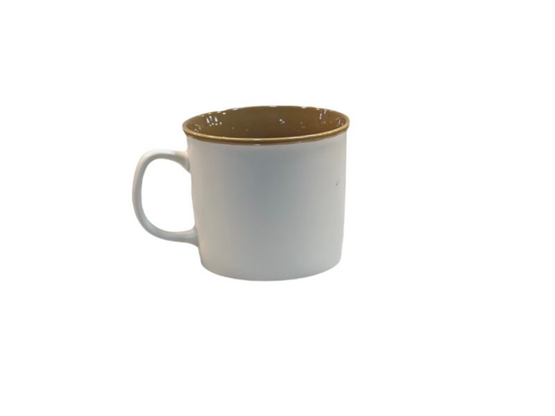 STONEWARE COFFEE AND TEA CUP IN MATE FINISH 1Pc