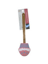 Cup Cake Style Cute Spatula with Wooden Handle 1Pc