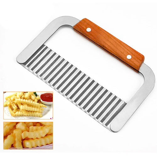 Crinkle Cutter Tool For Fries Potato Slicer