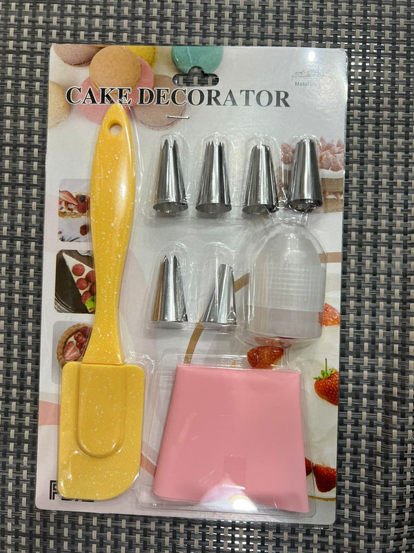 9 Pcs Cake Decorating Tool Set - TheBawarchiKhana