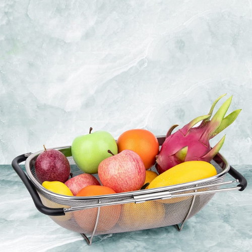 ADJUSTABLE OVER THE SINK STRAINER BASKET