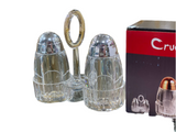 Acrylic Cruet Set 2Pcs Salt and Pepper Shaker and a Holder