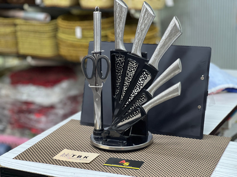 HIGH QUALITY BASS KNIFE SET SILVER DESIGN