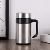 DOUBLE WALLED STAINLESS STEEL 500ML HOT AND COLD WITH HANDLE MUG 1849