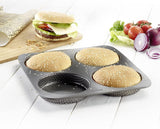 Burger Bun Hamburger Baking Mould BIG for 4 pcs