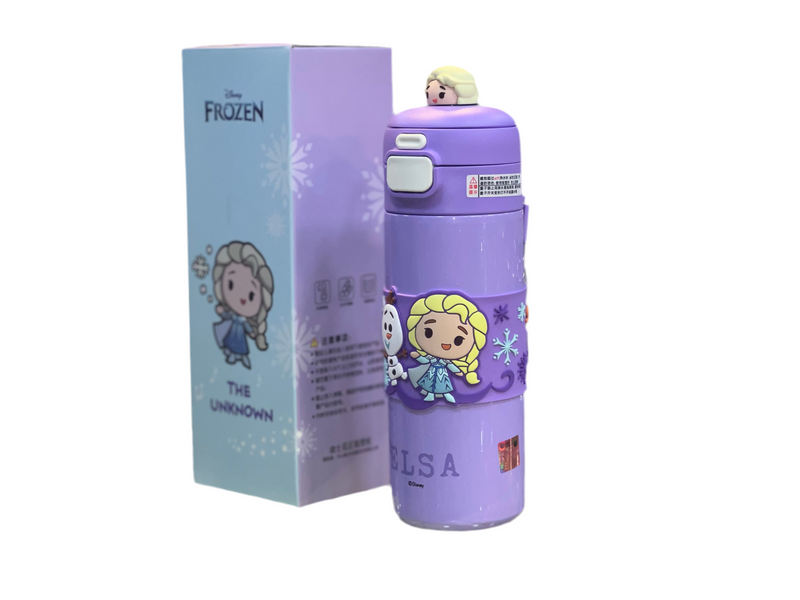 500ML ORIGINAL DISNEY ELSA TRENDY CHARACTER BOTTLE316 HOT AND COLD BOTTLE MARVEL SERIES