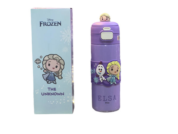 500ML ORIGINAL DISNEY ELSA TRENDY CHARACTER BOTTLE316 HOT AND COLD BOTTLE MARVEL SERIES