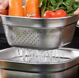 Colander Drainer Basket Rice Colander Strainer Stainless Steel