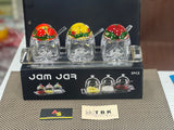 SET OF 3 HIGH QUALITY JAM JARS F1942S3