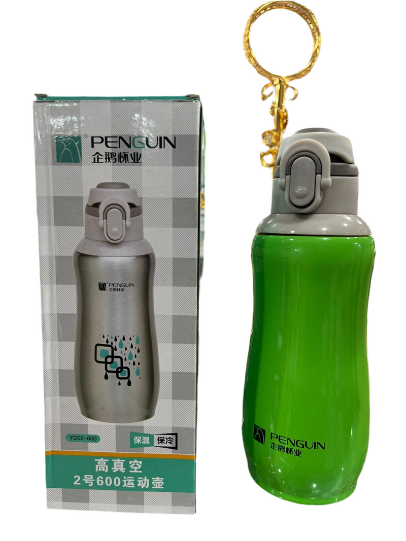 Penguin 600ML Stainless Steel Double Walled Vacuum Bottle