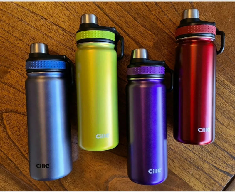 Cille Stainless Steel Insulated Water Bottle 680ML Hot and Cool Double Walled