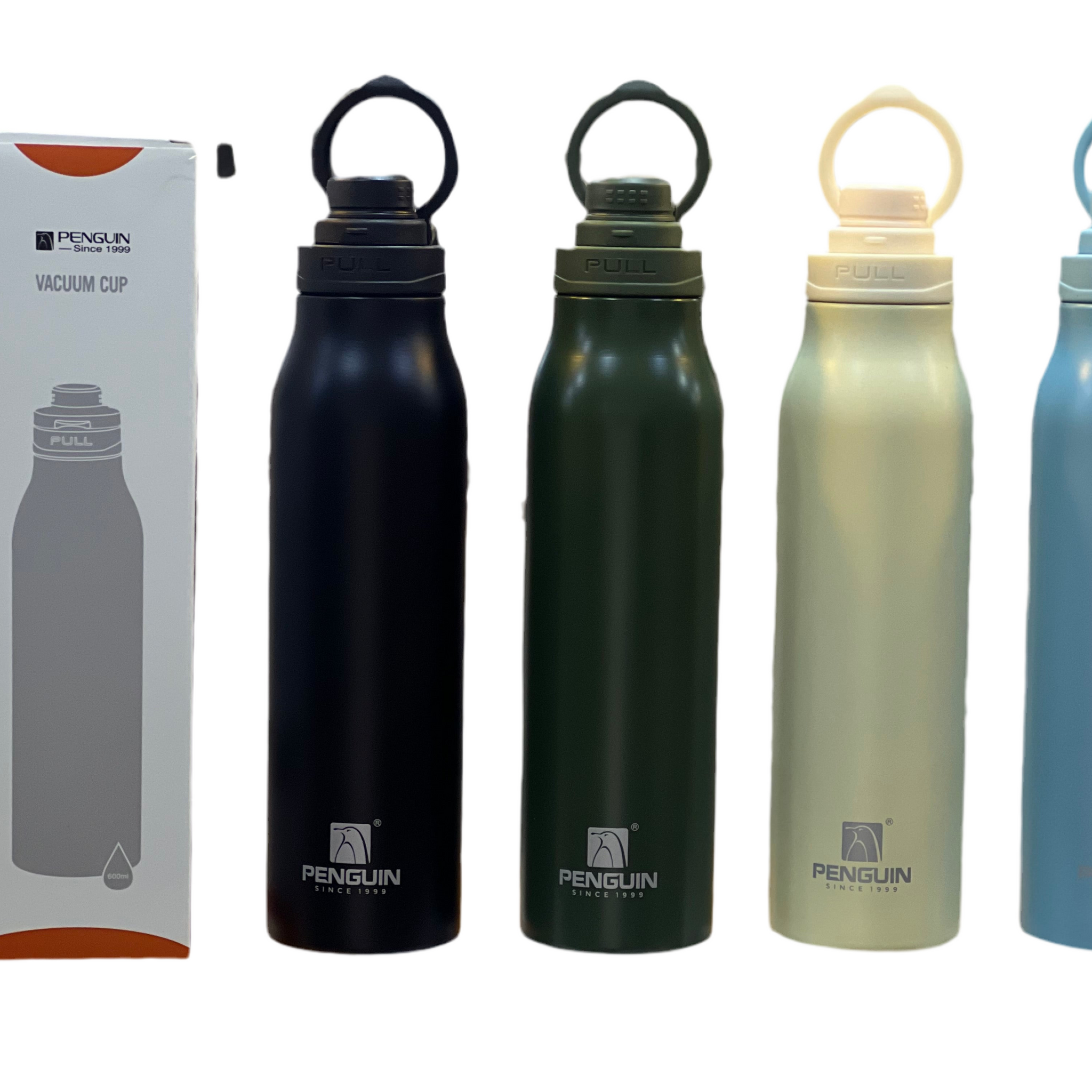 600ML PENGUIN HOT AND COLD STAINLESS STEEL BOTTLE QE-0080
