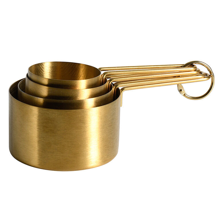 High Quality Golden Measuring Cups Set of 4