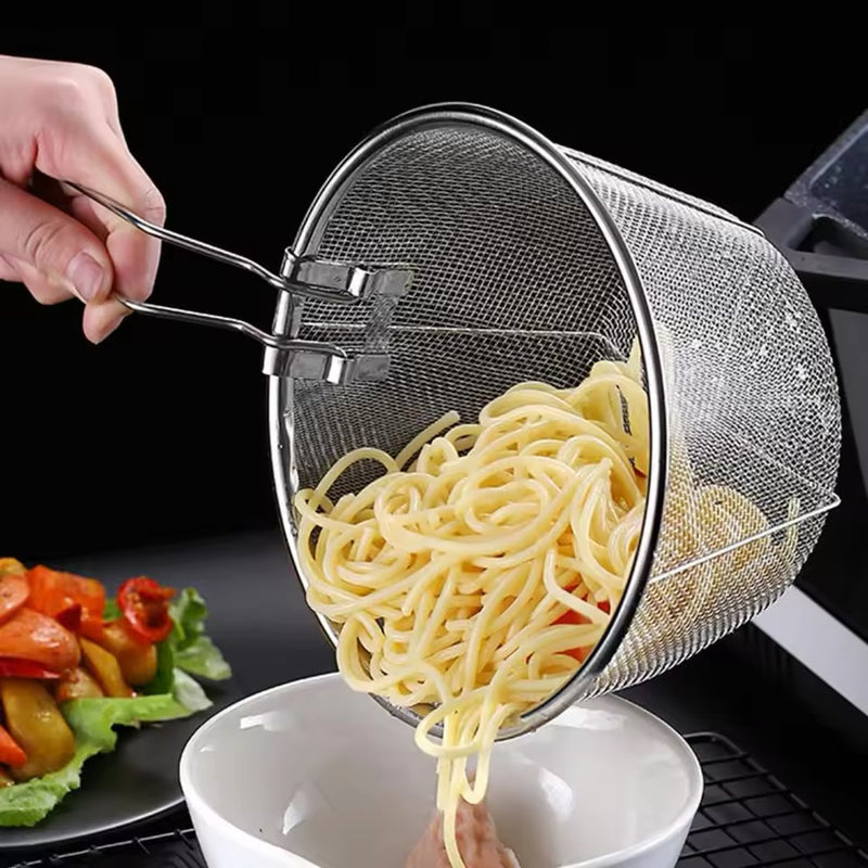 FRYING BASKET ANTI DEFORMED COLANDER BASKET FOLDABLE