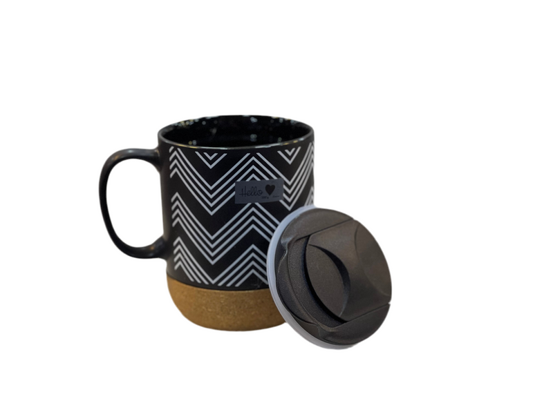 STONEWARE AIRTIGHT COFFEE CUP