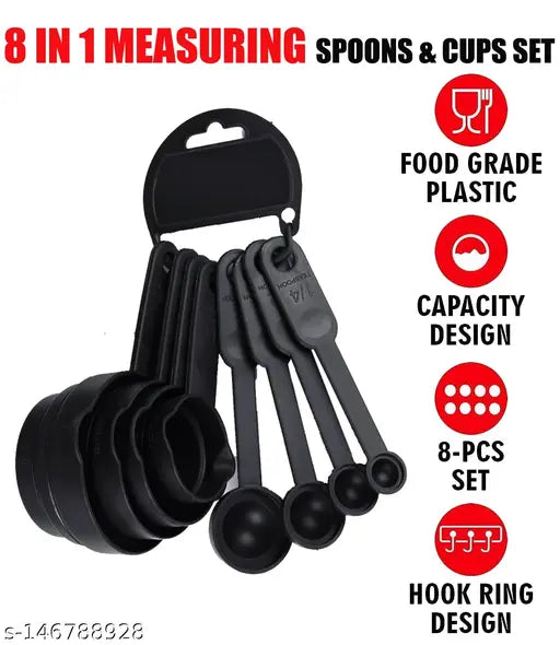 8 IN 1 MEASURING CUP AND SPOON 8PCS